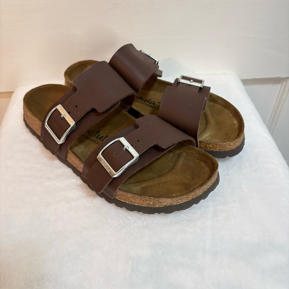 Betula by Birkenstock double strap leather sandals - Picture 2 of 7